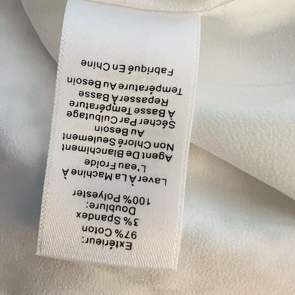 Talbots Black & White Geometric Scallop Hem Lined Flare Skirt - Size 10 - Picture 9 of 9